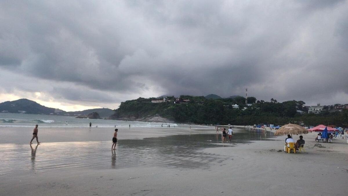 Apartamento Com Ar Cond. Na Praia Grande 우바투바 외부 사진